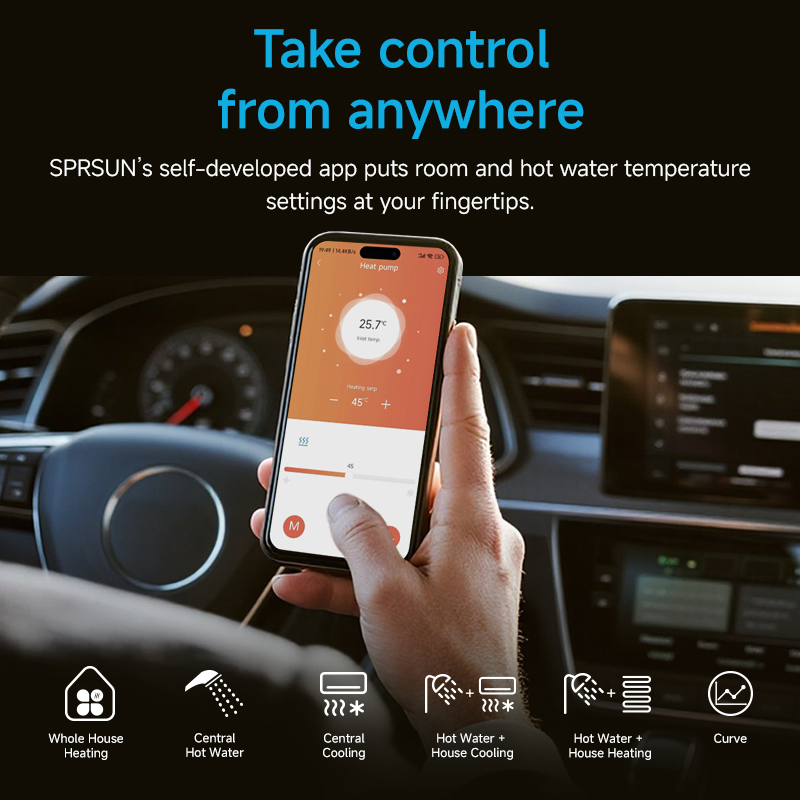 Интегральный бак для теплового насоса Sprsun