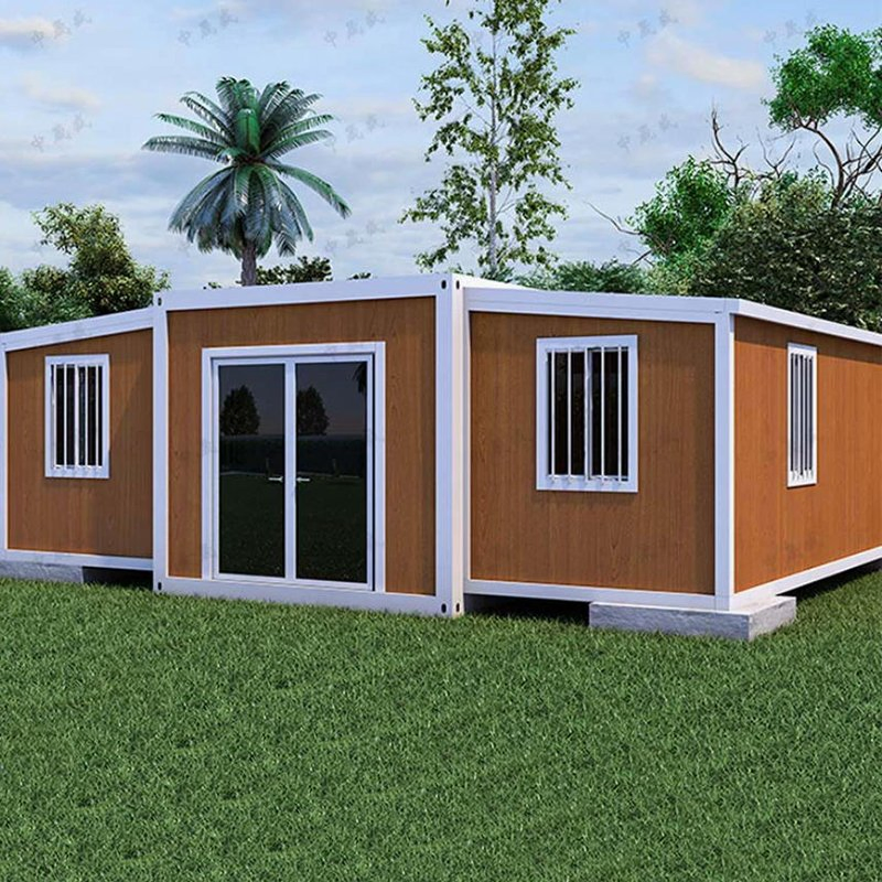 Quality Prefab Z Fold Container House Durable Steel Structure Foldable House 20FT Expandable Container Home for Site Office