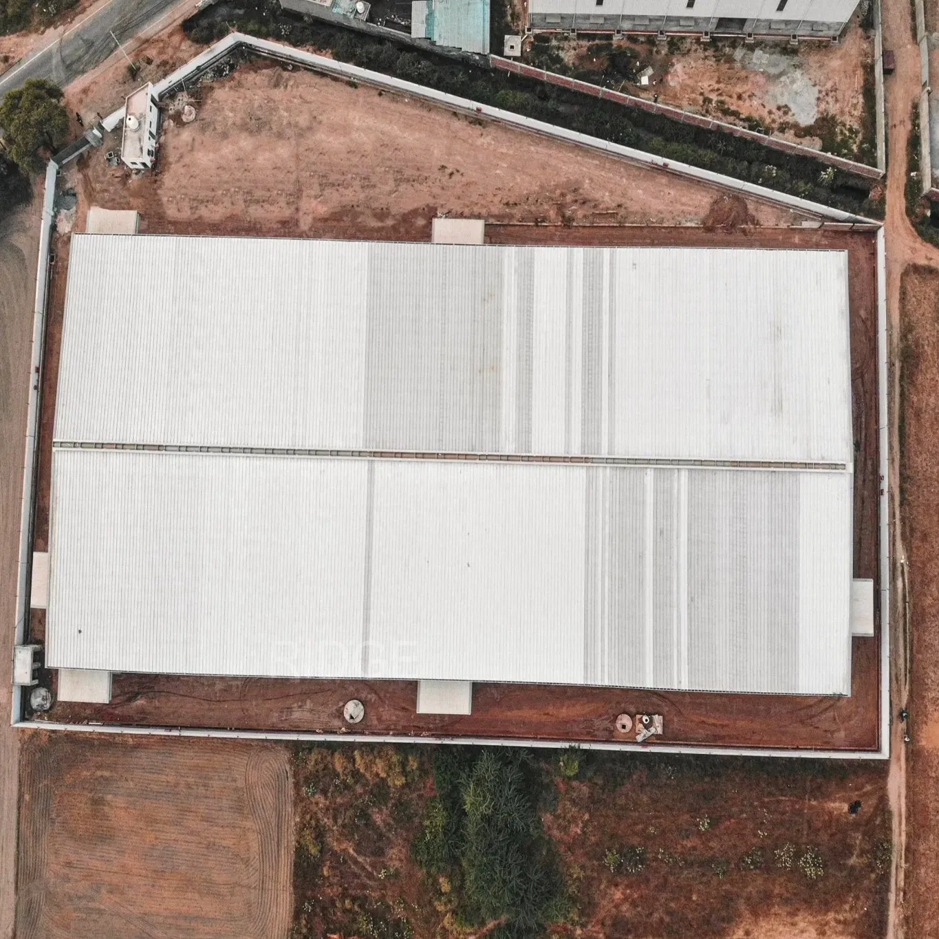 Steel Structural Platform Warehouse Design Clear Span Without Middle Column Steel Shed