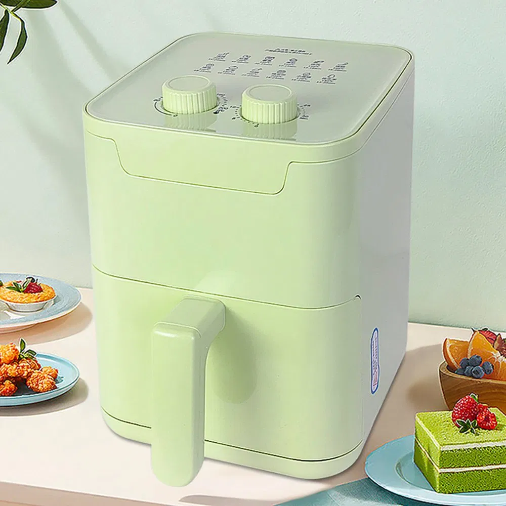 Electric Digital Air Fryer Touch Screen Control French Language Plastic Construction Healthy Baking Roasting