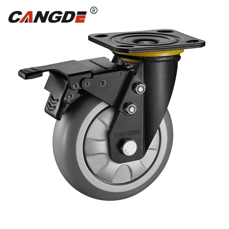 4/5/6/8 Inches Heavy Duty Castors Industrial Trolley TPR/Rubber Wheel Casters Price