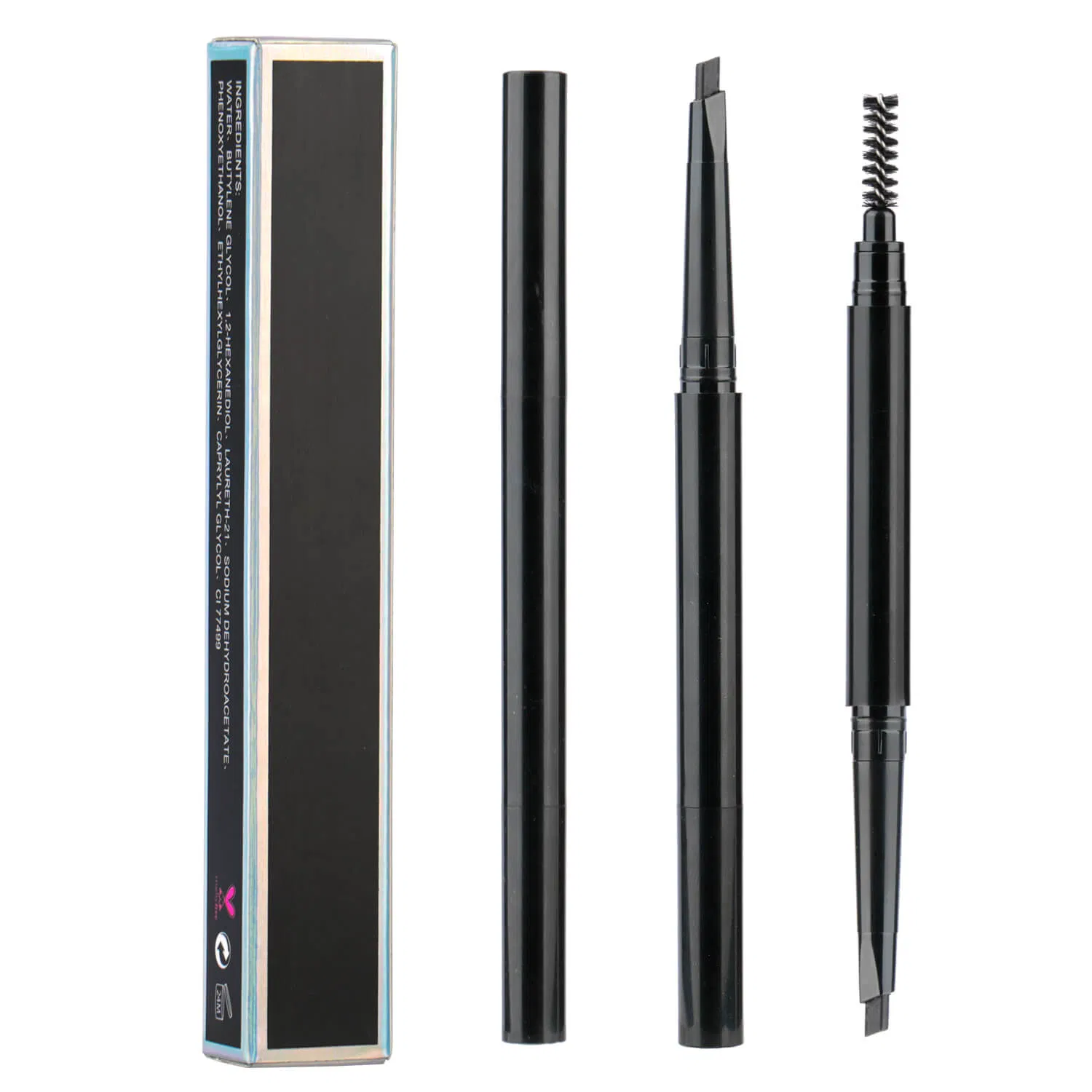 Long Lasting Multi-Color Eyebrow Pencil with Waterproof Formula