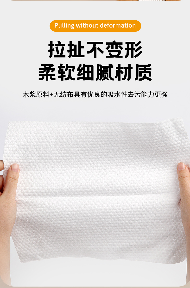 Thick and Soft Disposable PP Wood Pulp Non-Waven Cleaning Wipes Oil Removal and Household Cleanup Mops for Kitchen Cleaning
