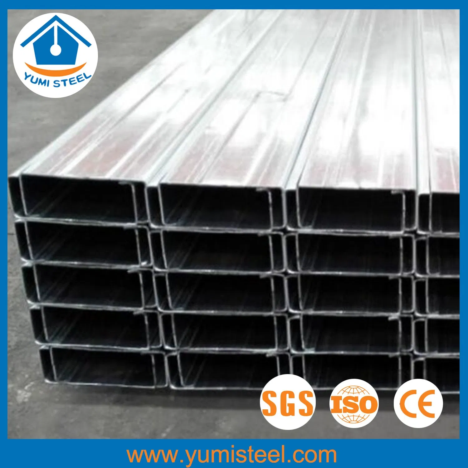 High Strength C100 Steel Purlin for Roof/Wall