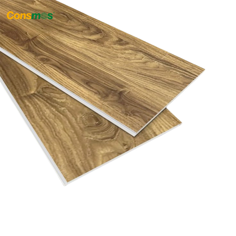 Consmos Waterproof Floating PVC Vinyl Plank Parquet Flooring Laminate Floor Spc Click Flooring