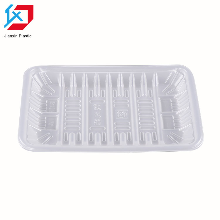 Black PP Plastic Food Tray Supermarket Vegetable Fruit Tray Plastic Tray