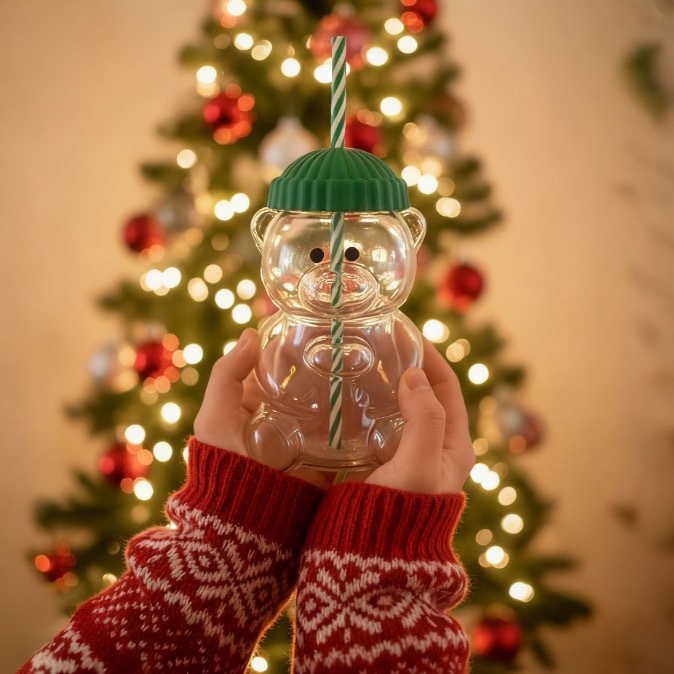 Термос-игрушка в виде мишки, 550 мл