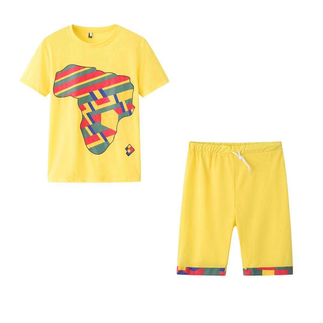 Комплект женский камуфляж футболка и шорты