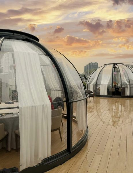 New Product Clamping House Transparent Prefab Dome Bubble Tent Star Room