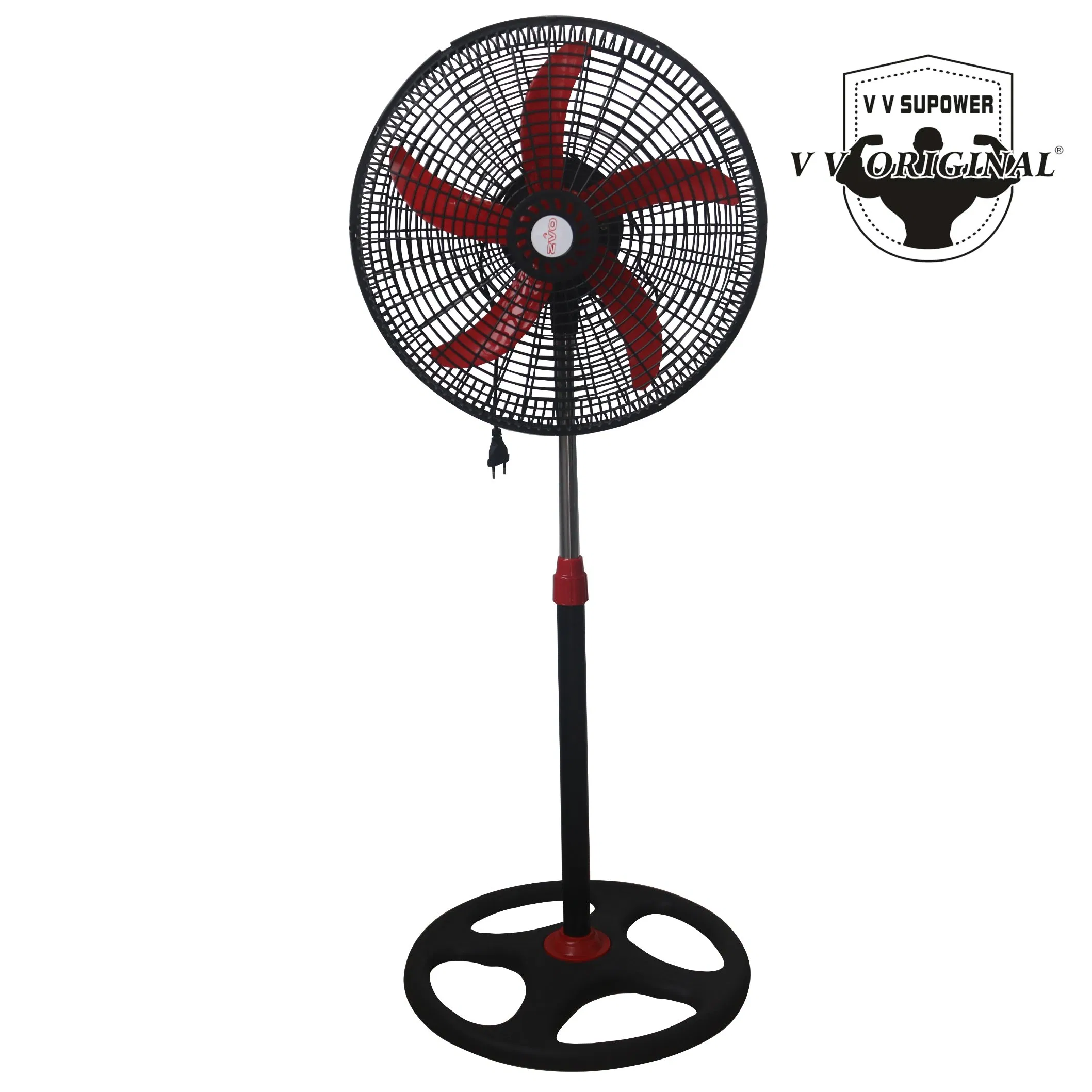 18-Inch Telescopic Shaking Head Silent Vertical Kitchen Fan Brush Gaming PC Fan