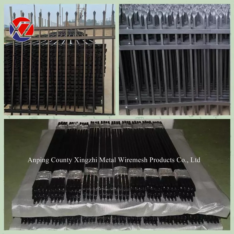 4'h X 8' Steel Picket Swimming Pool Tubular Metal Fence