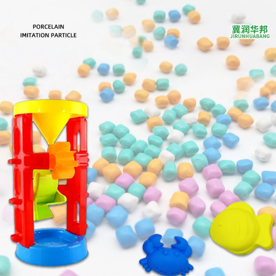 Colorful Imitationporcelain Particles for Mall Indoor Kids Entertainment Playground Porcelain Particles