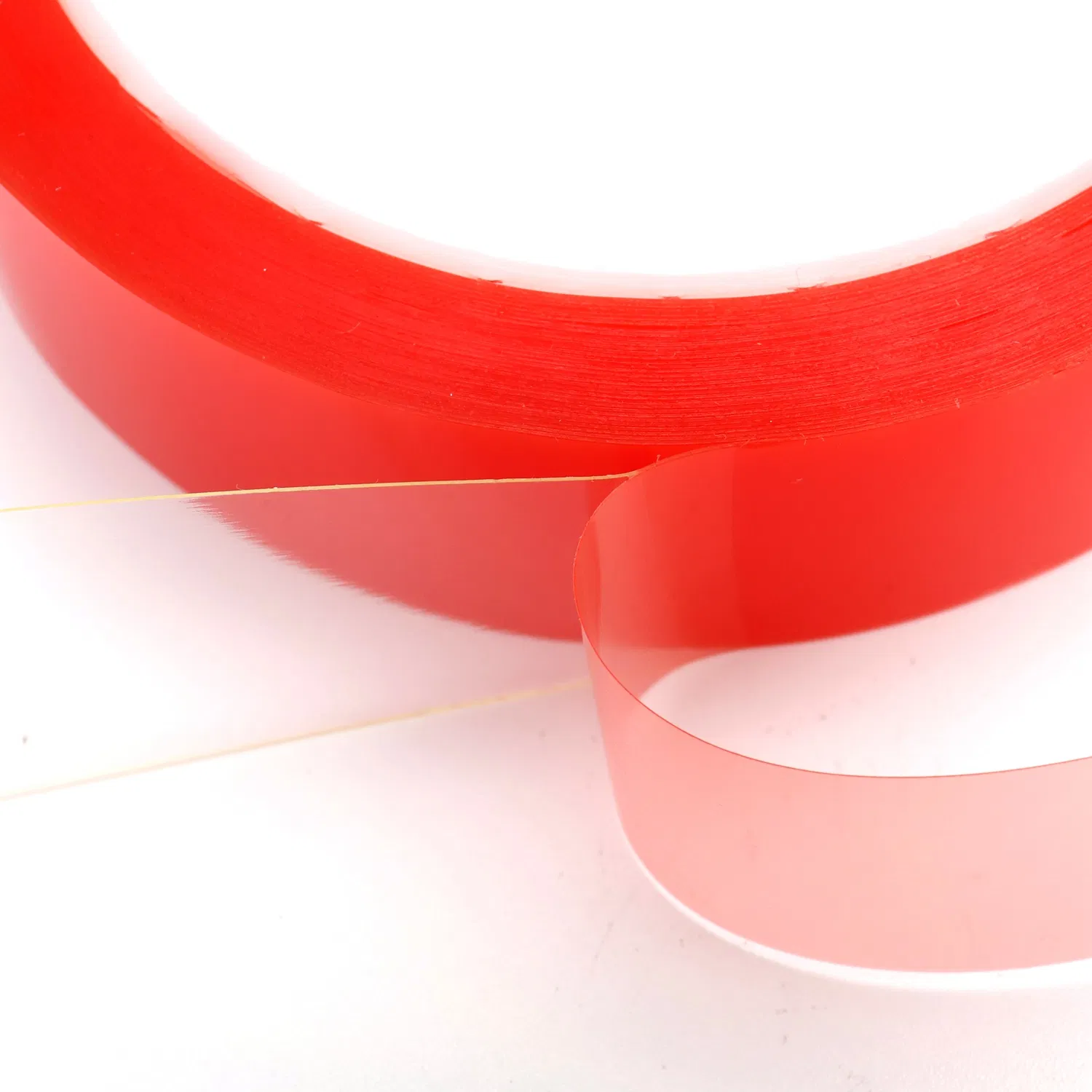 Industrial Pet Tape Red Film Double Side Adhesive Tape