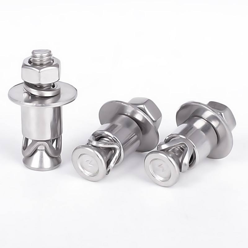 Анкер подрезной нержавеющий полированный