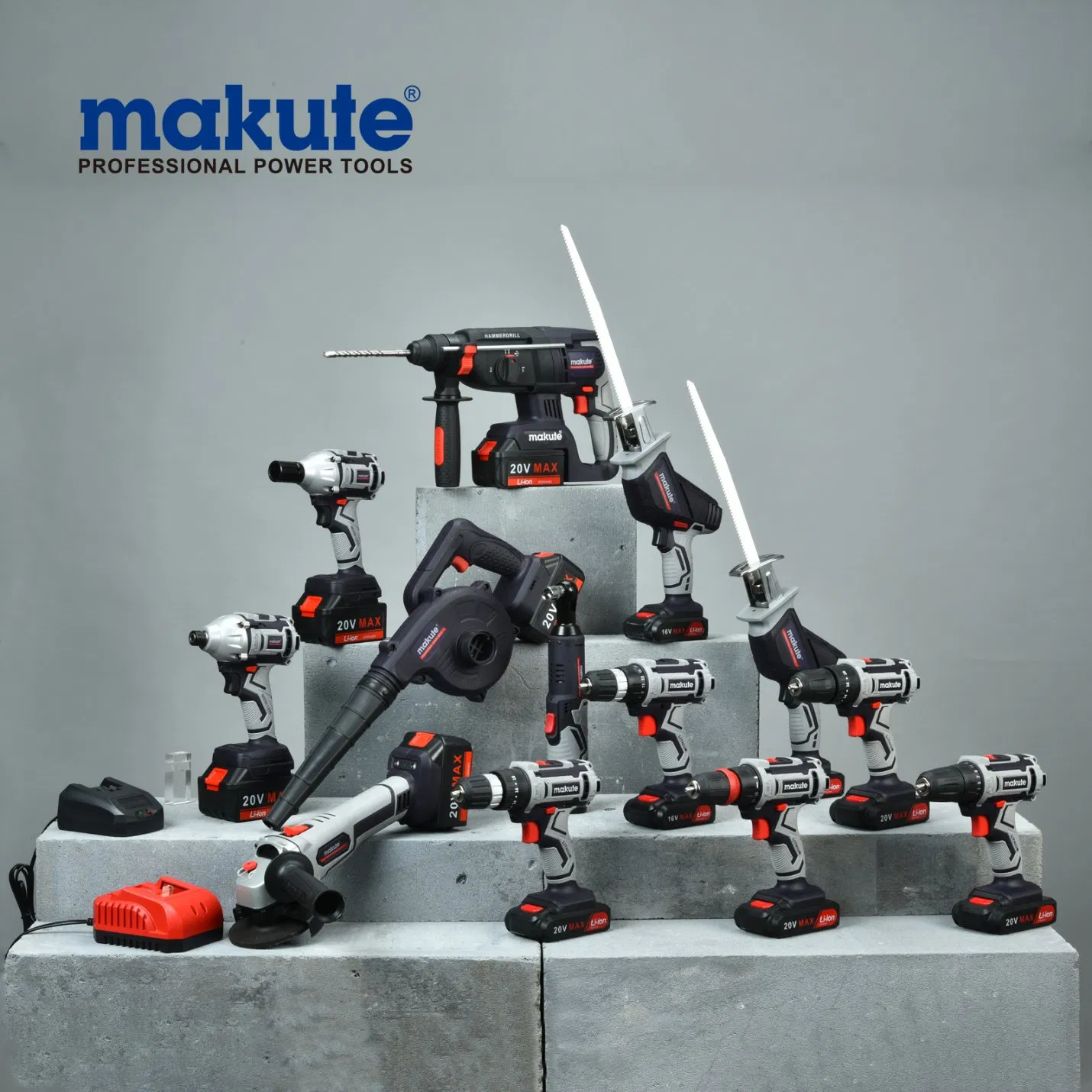 Беспроводной шуруповерт Makute 20V с большим крутящим моментом