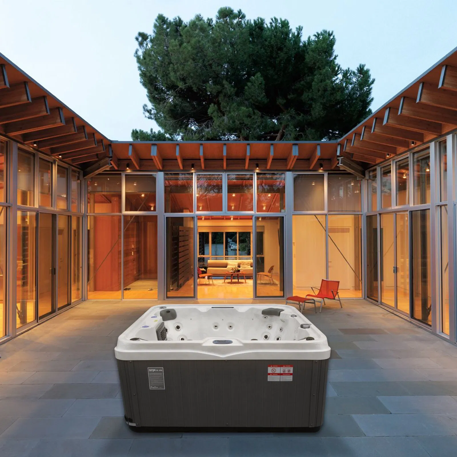 Sparelax Hot Tub Outdoor 6 Person Jets with Balboa