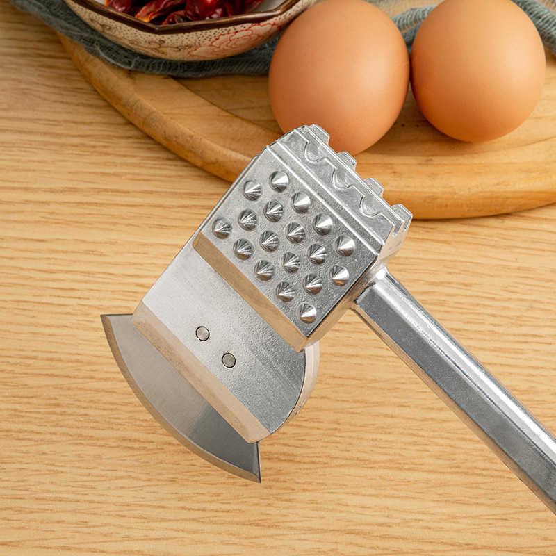 Multifunctional Aluminum Alloy Axe Type Meat Chopping Hammer Kitchen Meat Tenderizer