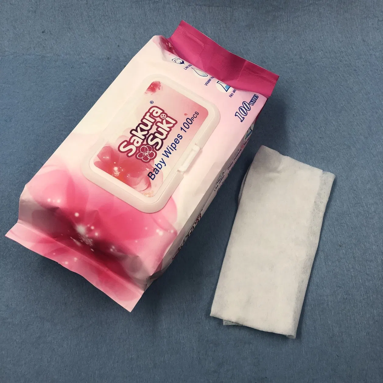 100 Pieces Wholesale Alcohol-Free High Quality Baby Wipes