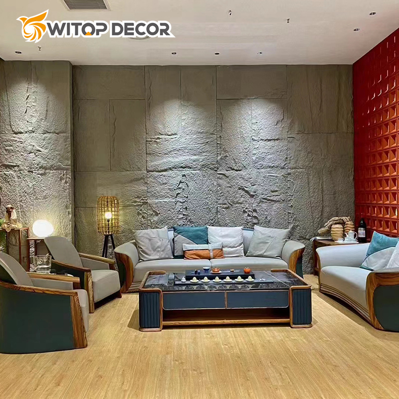 Polyurethane Stone Panels Home Decoration PU Cultural Wall Stone
