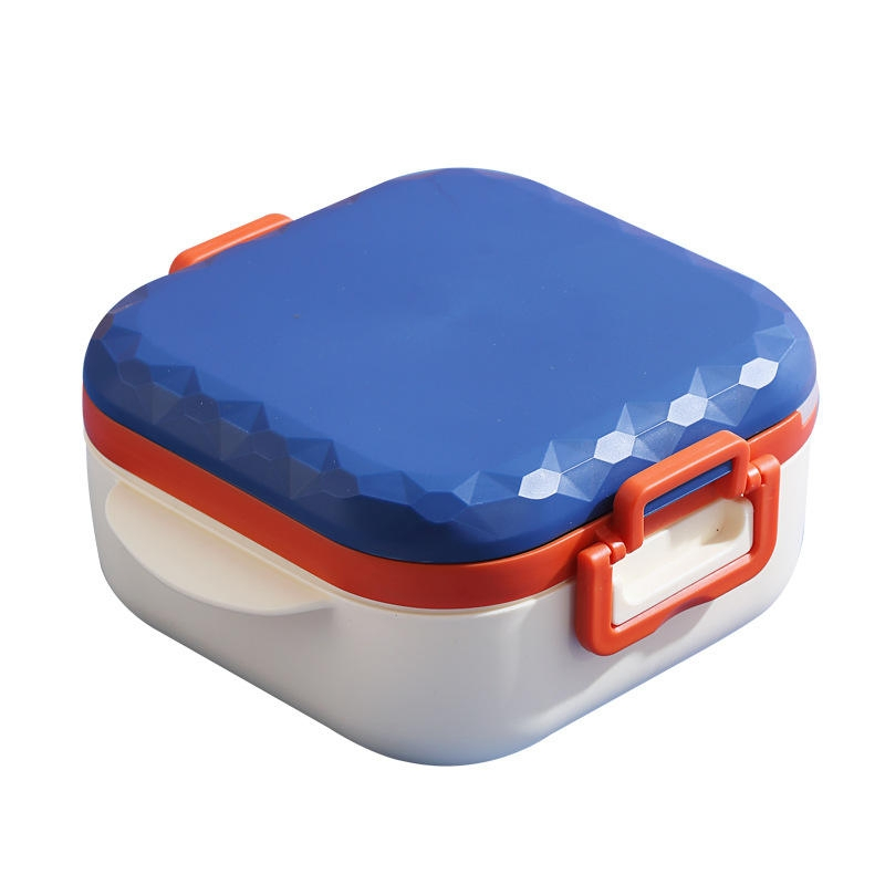 Eco-Friendly Family Lunch Box - Portable and Microwave-Safe Solution
