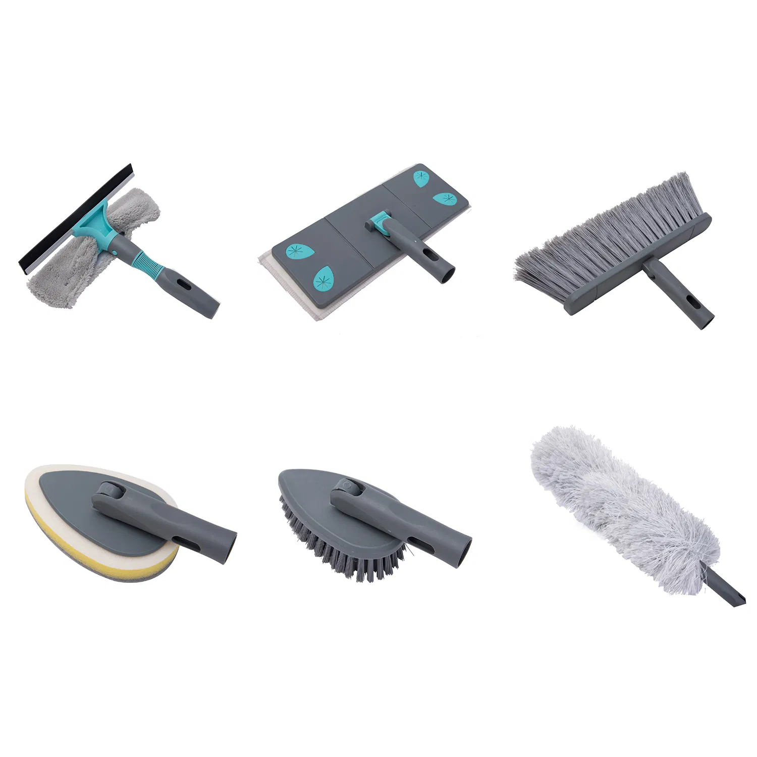 Набор для уборки 7 в 1 с телескопической ручкой