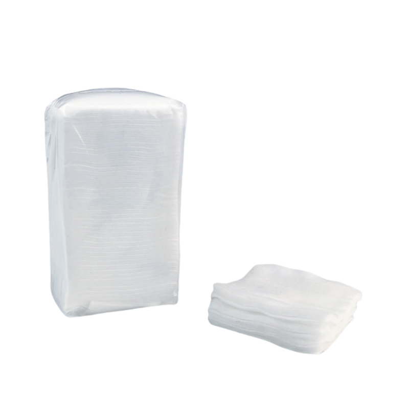 Organic Cotton Makeup Pads Natural Unbleached Makeup Square Without Knurling