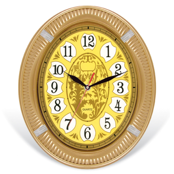 Oval Clock Craft for Promotional Gift