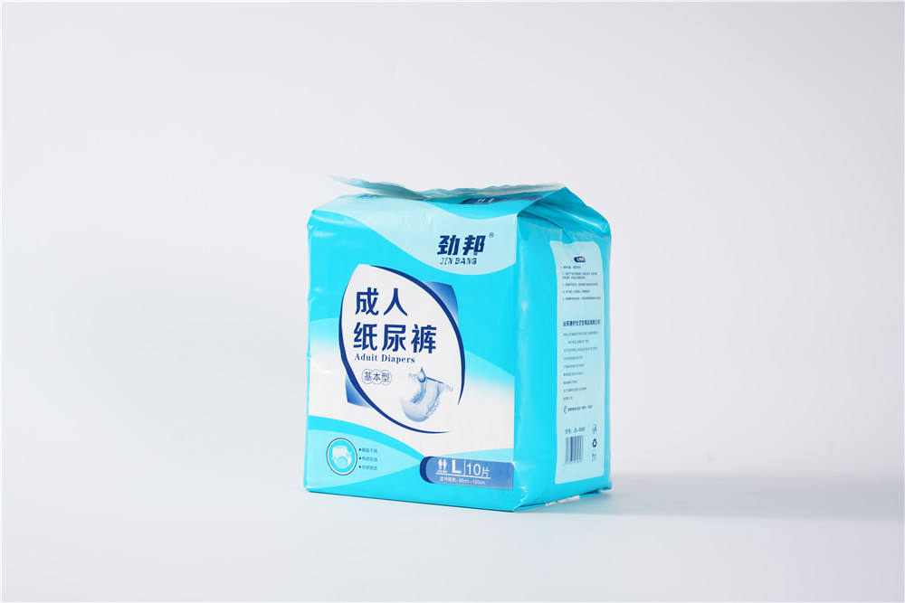Competitive Price Printed Wholesale Disposable Absorbent PE Film Thick Adult Diaper