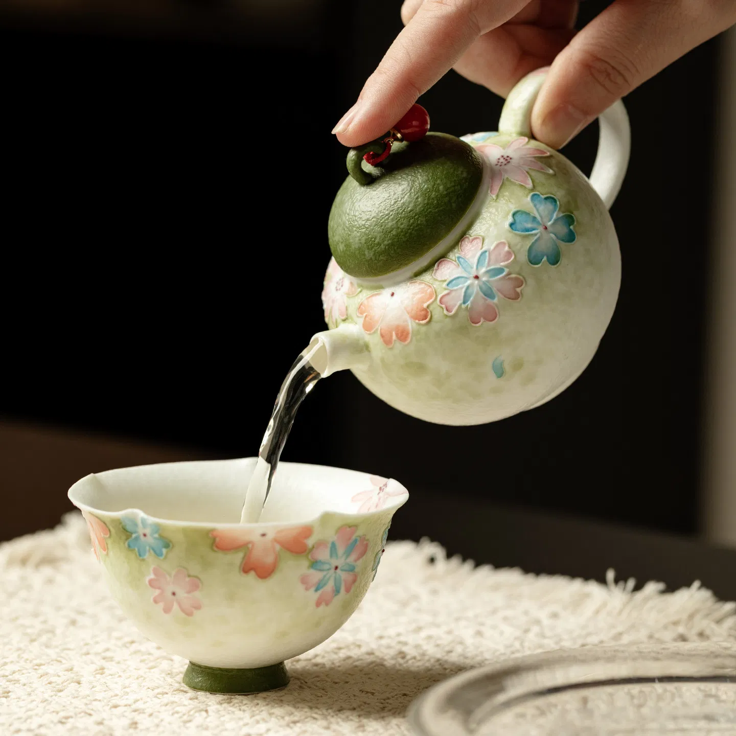 Керамический чайный набор для путешествий Kung Fu