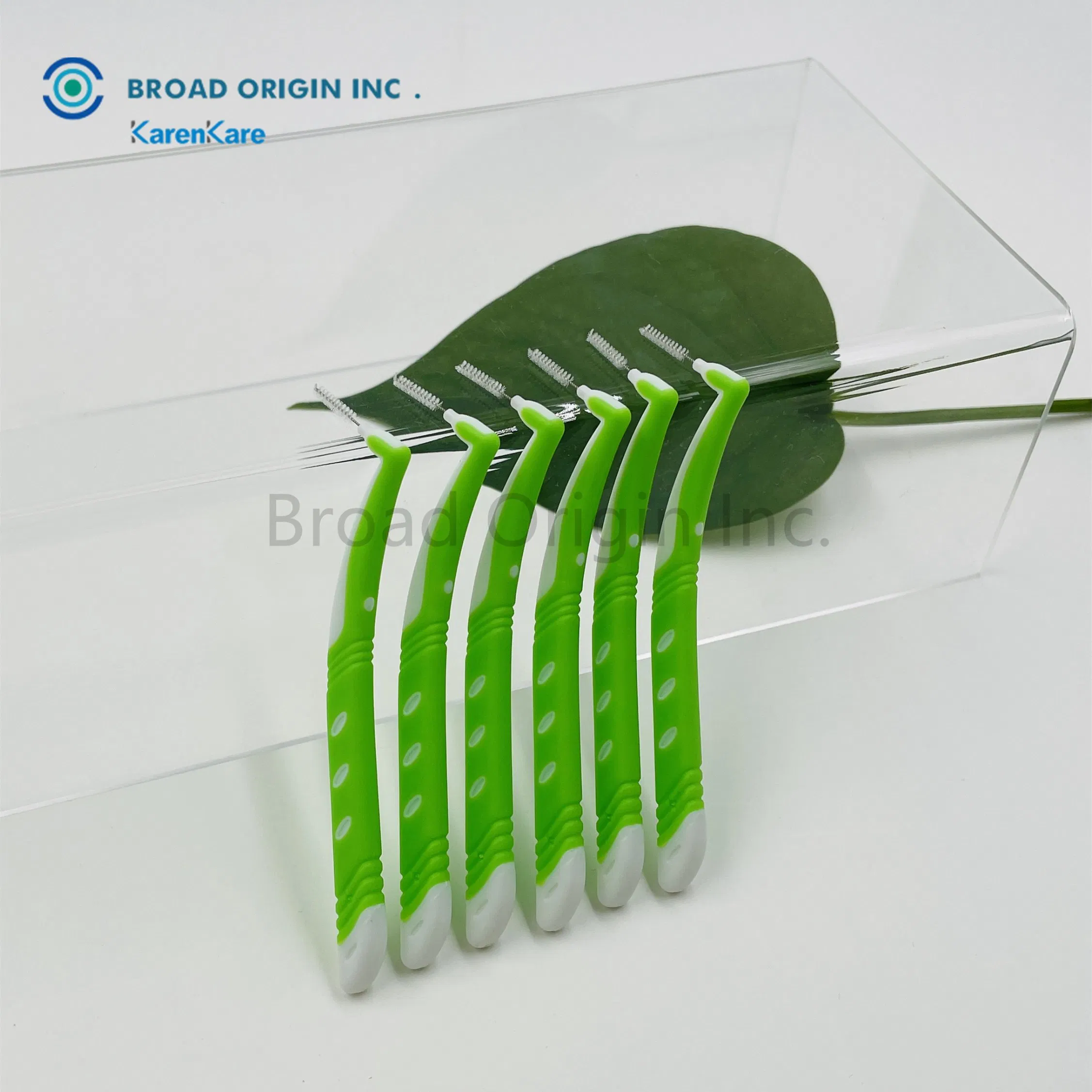 L Shape Adult Interdental Brush Excellent Quality Custom Logo with Cap Teeth Clean