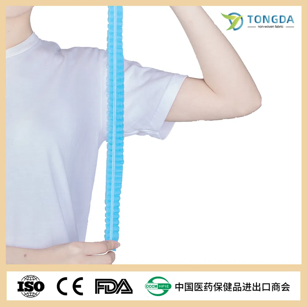 Disposable Non Woven Detectable PP Clip Cap High Quality Fast Delivery