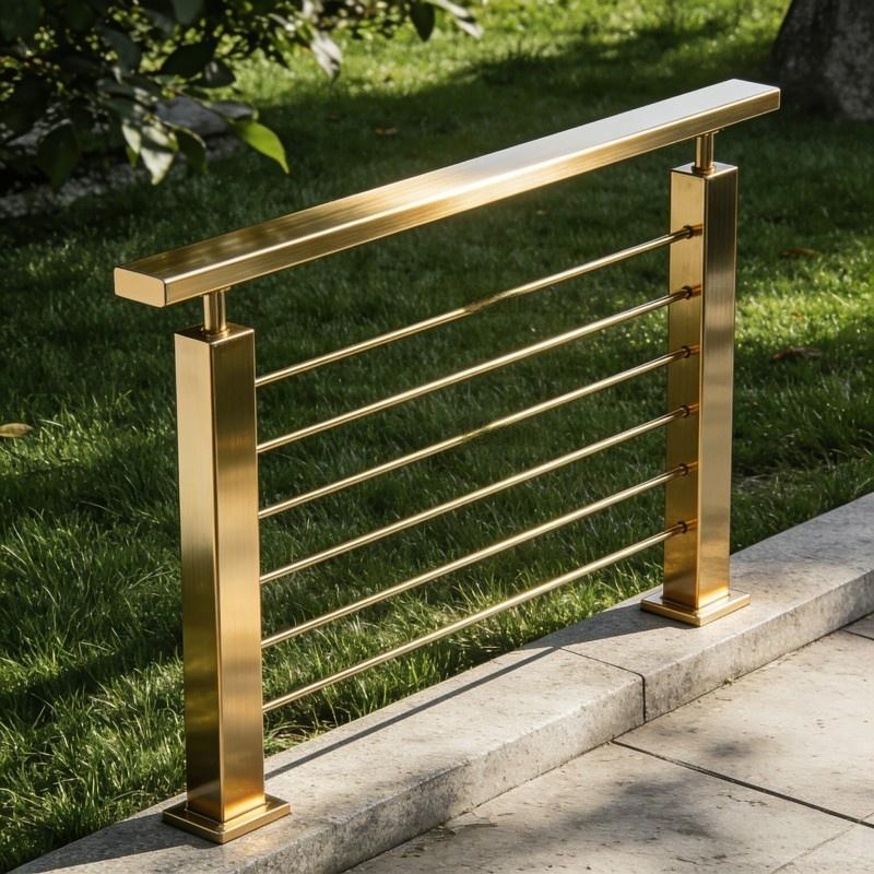 Custom Stainless Steel Stair Railing for Mall Indoor Anti-Slip Safety Handrail