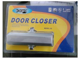 Dortec Hydraulic Commercial Size 4 Door Closer with Hold Open Function