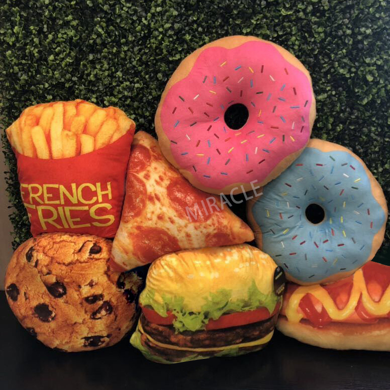 Simulation Biscuit Food Cushion Printed Throw Living Room Pillow Custom Decorative Pillows