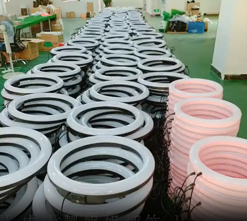 12 Inch LED Selfie Ring Light 3000-6000K Dimmable Make up Live Stream Fill Light with Tripod Stand