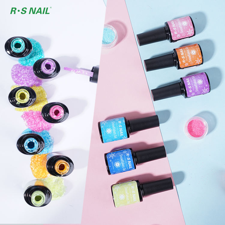 Snowflake Gel Private Label New 15ml Bottle Wonderful Colors Soak off UV Gel Polish