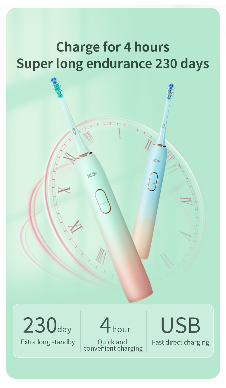Home Use Ipx8 Tootbrush Electric Electric Toothbrush for Couples