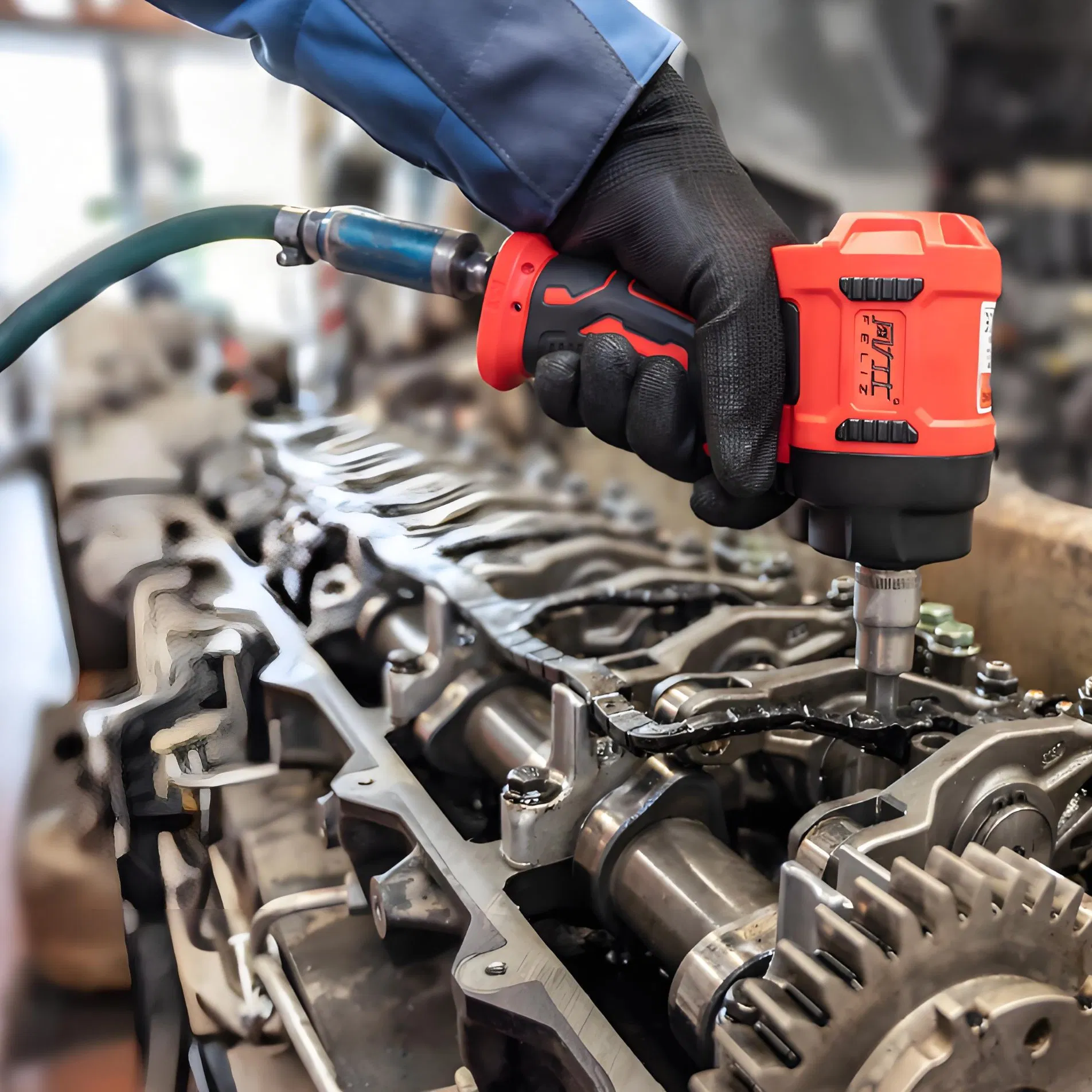 Пневматический гайковерт Puffer 3/8 дюйма, 745 Н·м