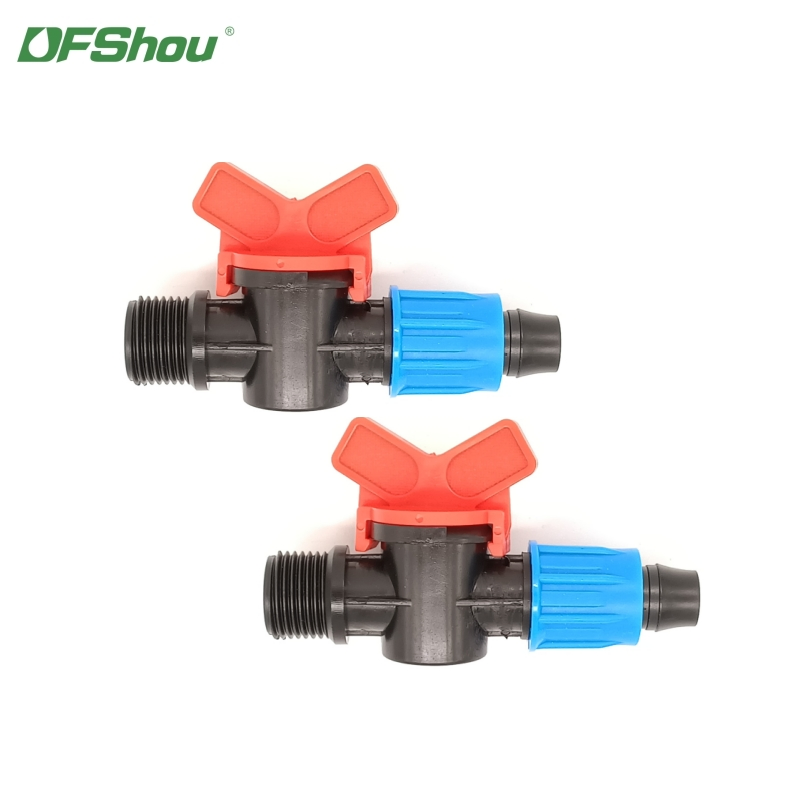 Plastic Mini Valve Irrigation Drip Pipe Valve 16mm Irrigation Valve for Farm Irrigation System