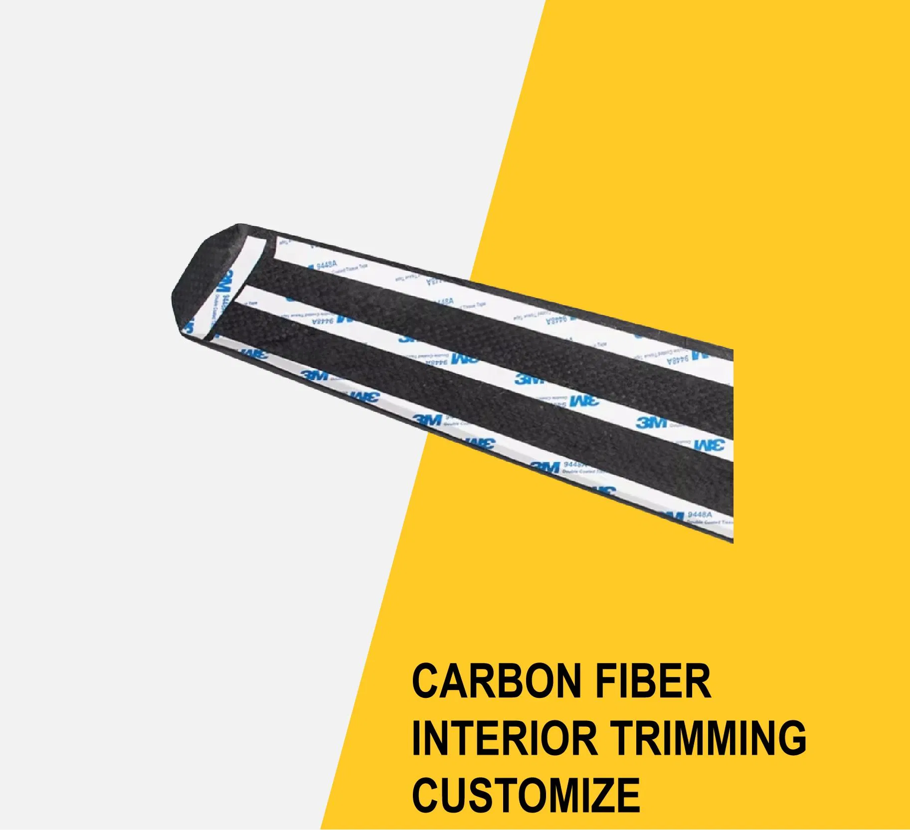 3K Carbon Fiber Car Parts with Custom Color Modification