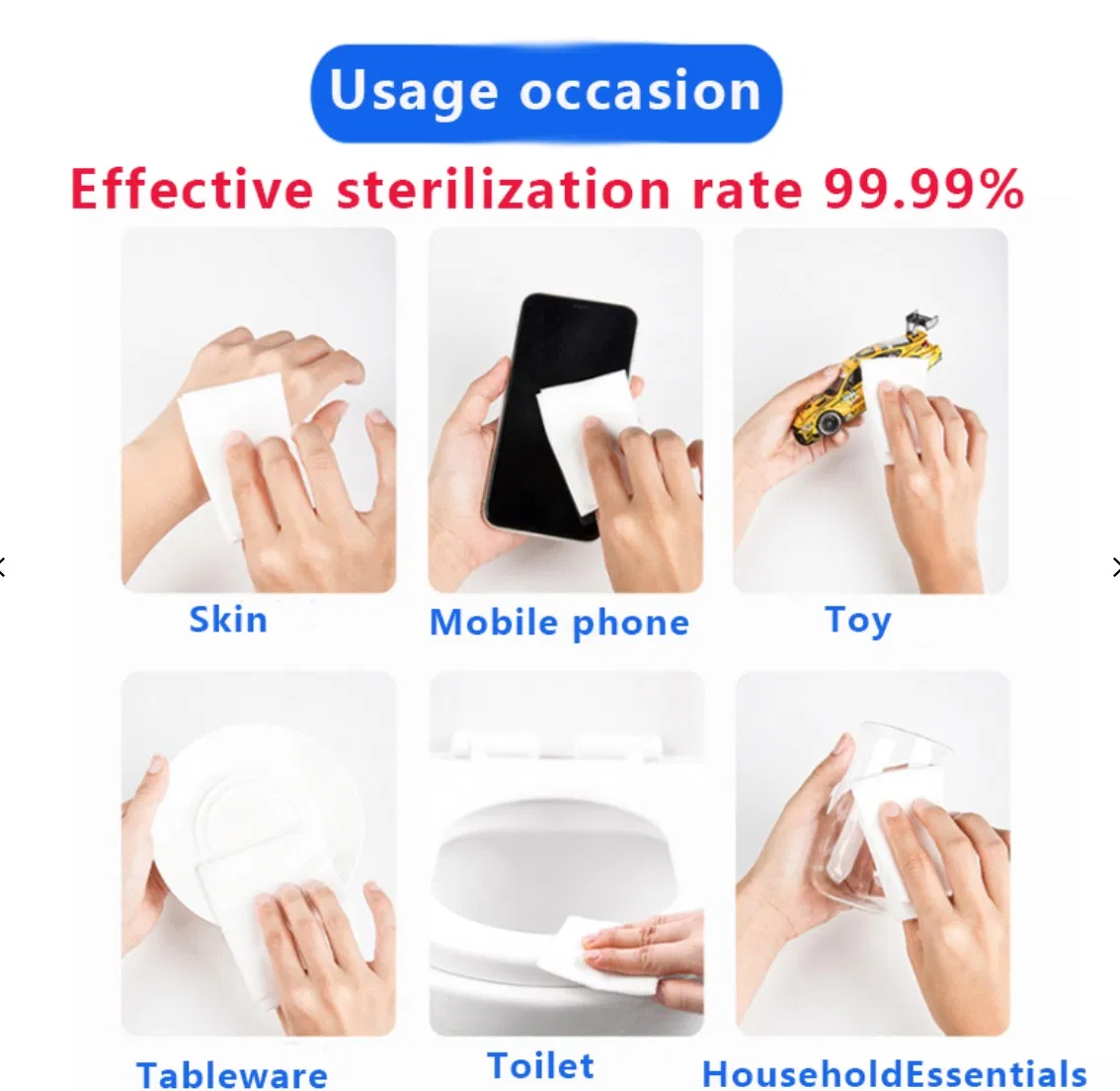 Hand Sanitizer Wet Wipes