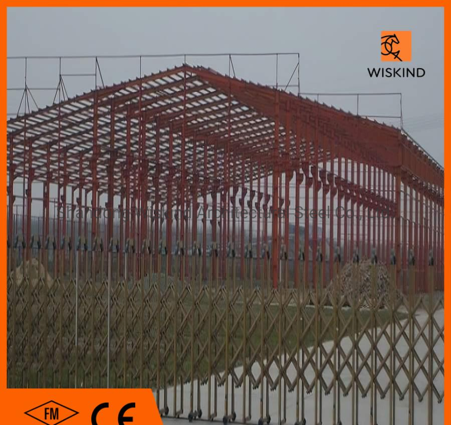 China Q345b Prefab Steel Structure Building with Beam for Warehouse /Commercial Workshop /Industrial Storage Shed /Metal Garage Plant
