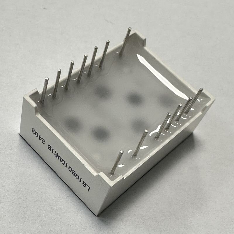 Bright Yellow Green 0.56-Inch 7 Segment LED Display for Instruments