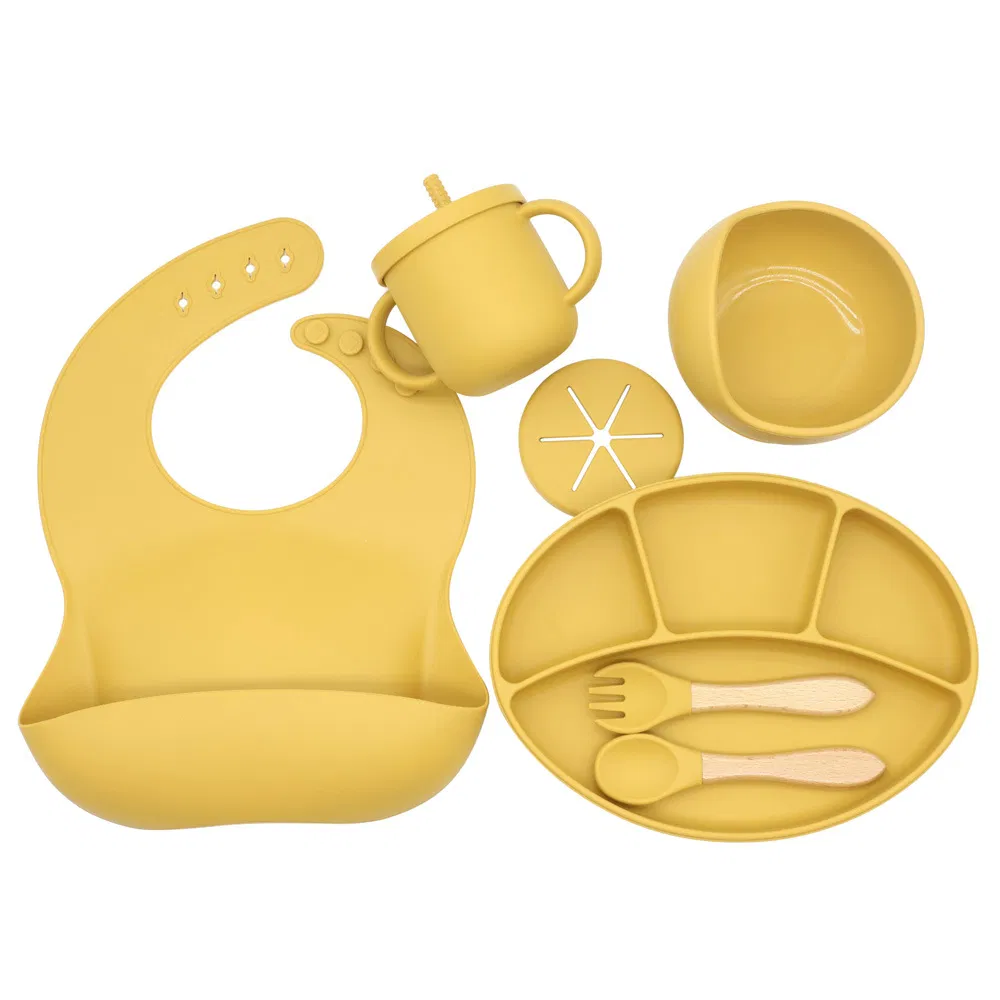 Food Grade Silicone Children's Meal Box Set Customized Children's Tableware Mold