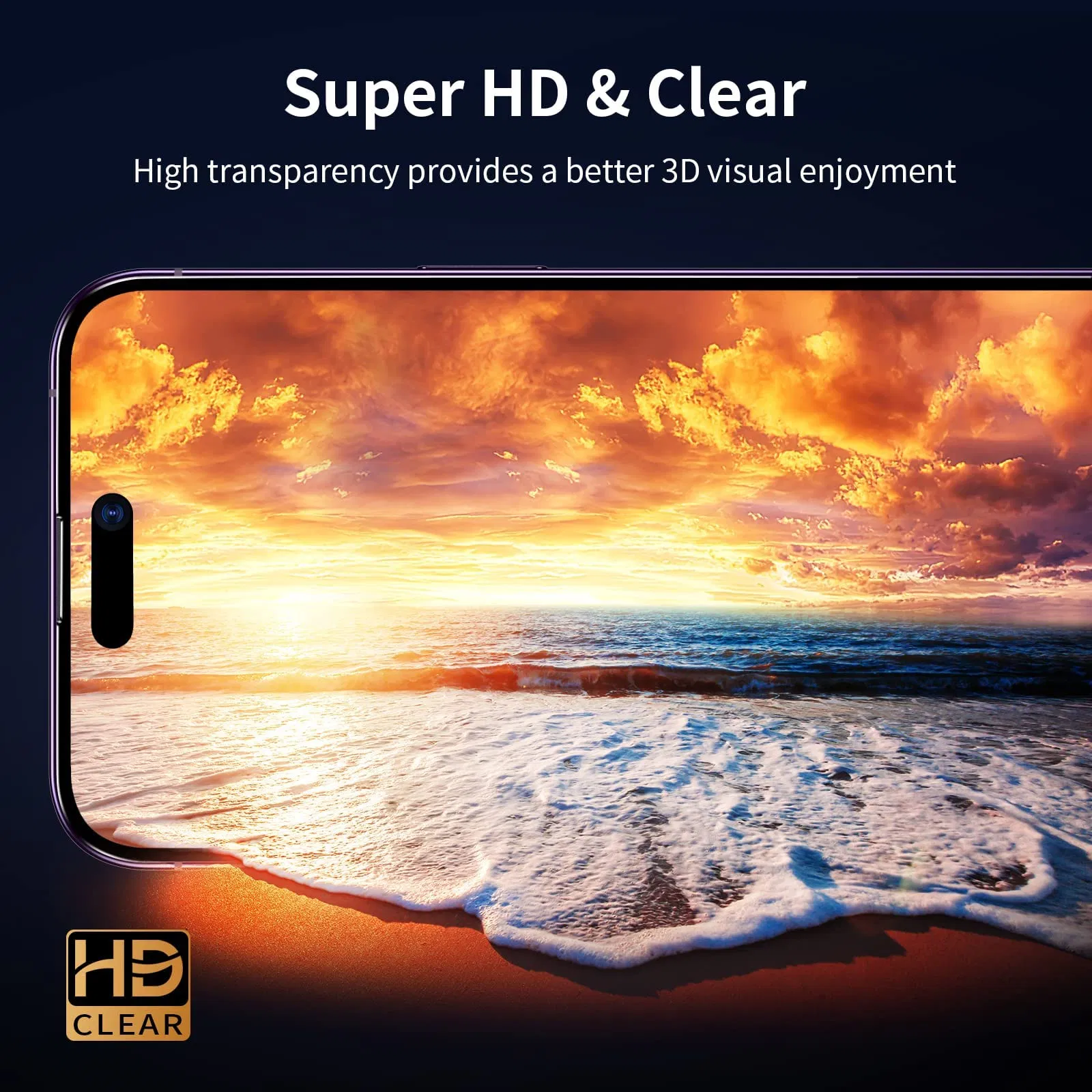 Защитная пленка приватности iPhone 14 Pro Max с защитой камеры