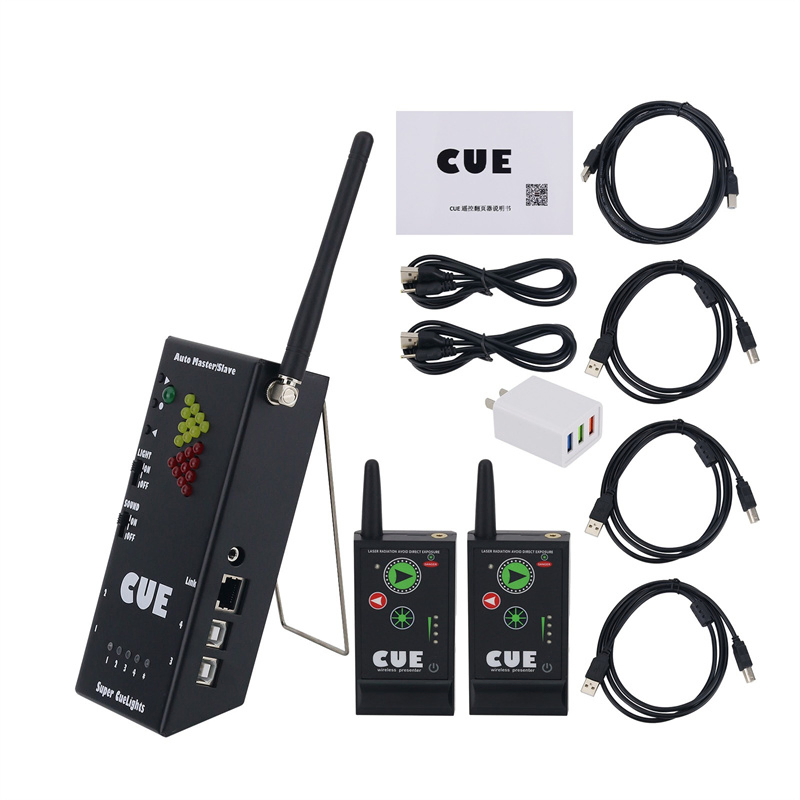 Super Cuelight Presenter Remote One Receiver and Two Transmitters for Powerpoint Presentation