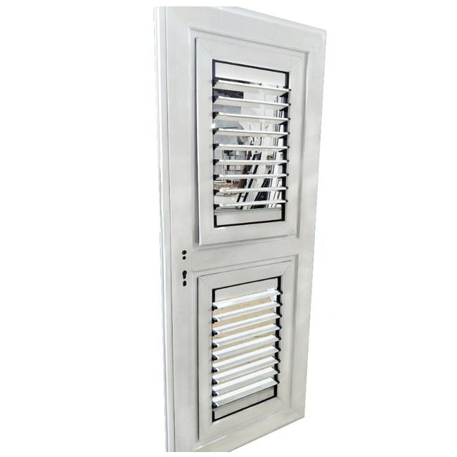 Bathroom House Custom Louver Shutter Screen Aluminum Shutter Louver Window