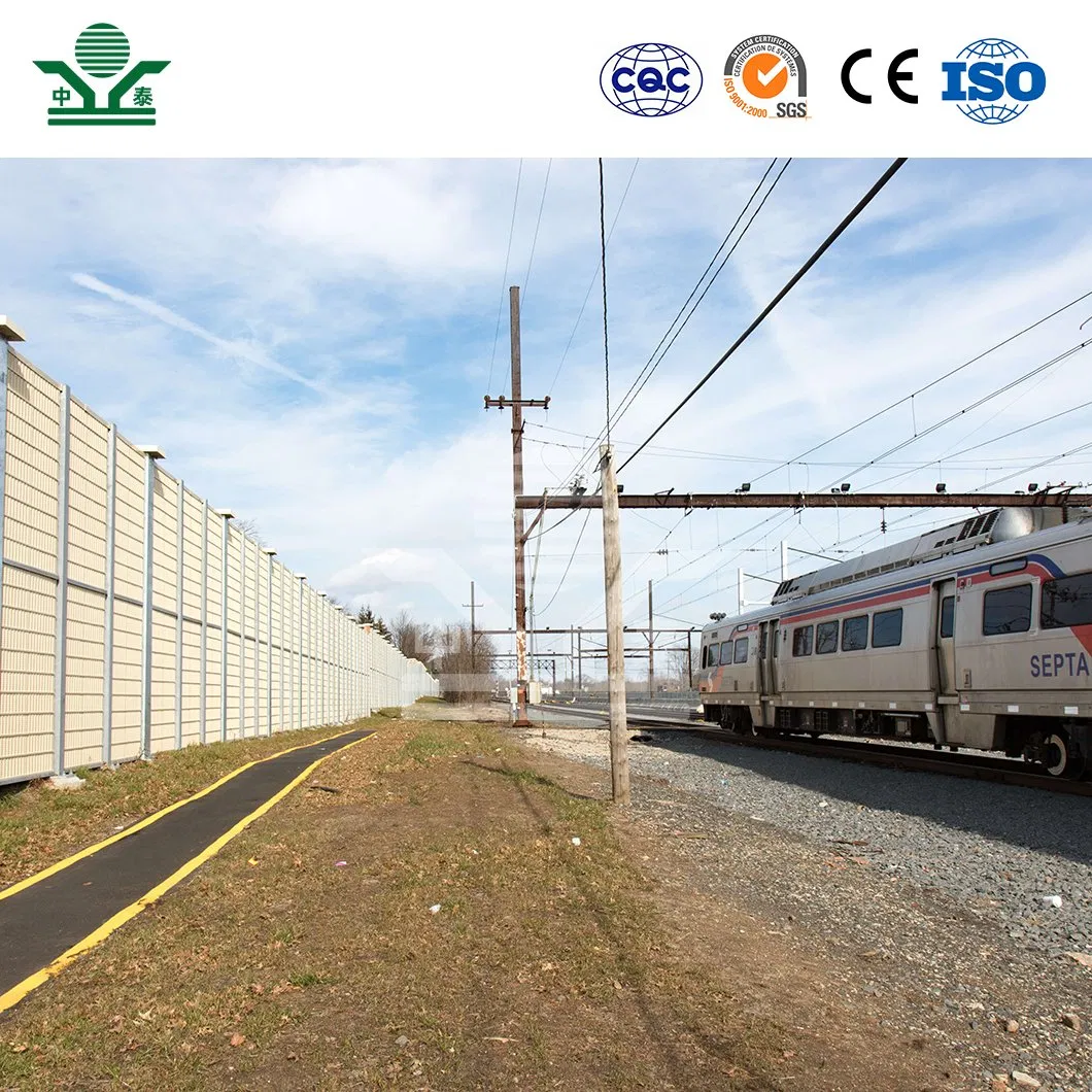 Zhongtai Quiet Walls 48 in X Sound Barrier China Wholesalers Echo Barrier 1.0mm Thickness Railway Noise Barrier