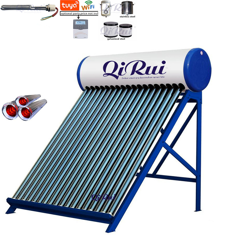 etc 50L-200L-300L-500L Water Heating System Best Price Direct Compact Termo Solar Evacuated Tube Solar Energy Hot Water Heater for Home Bath