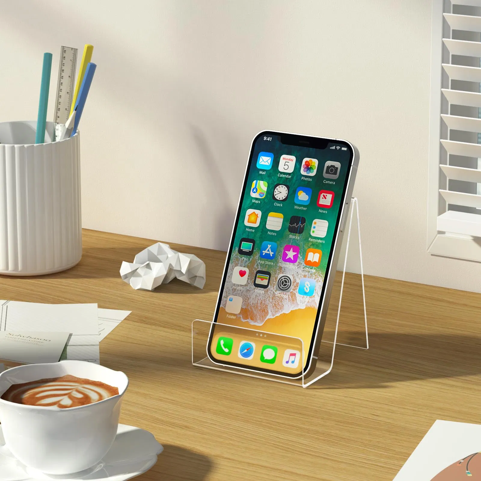 Modern Acrylic Bookstore Display Stand for Organized Shelves